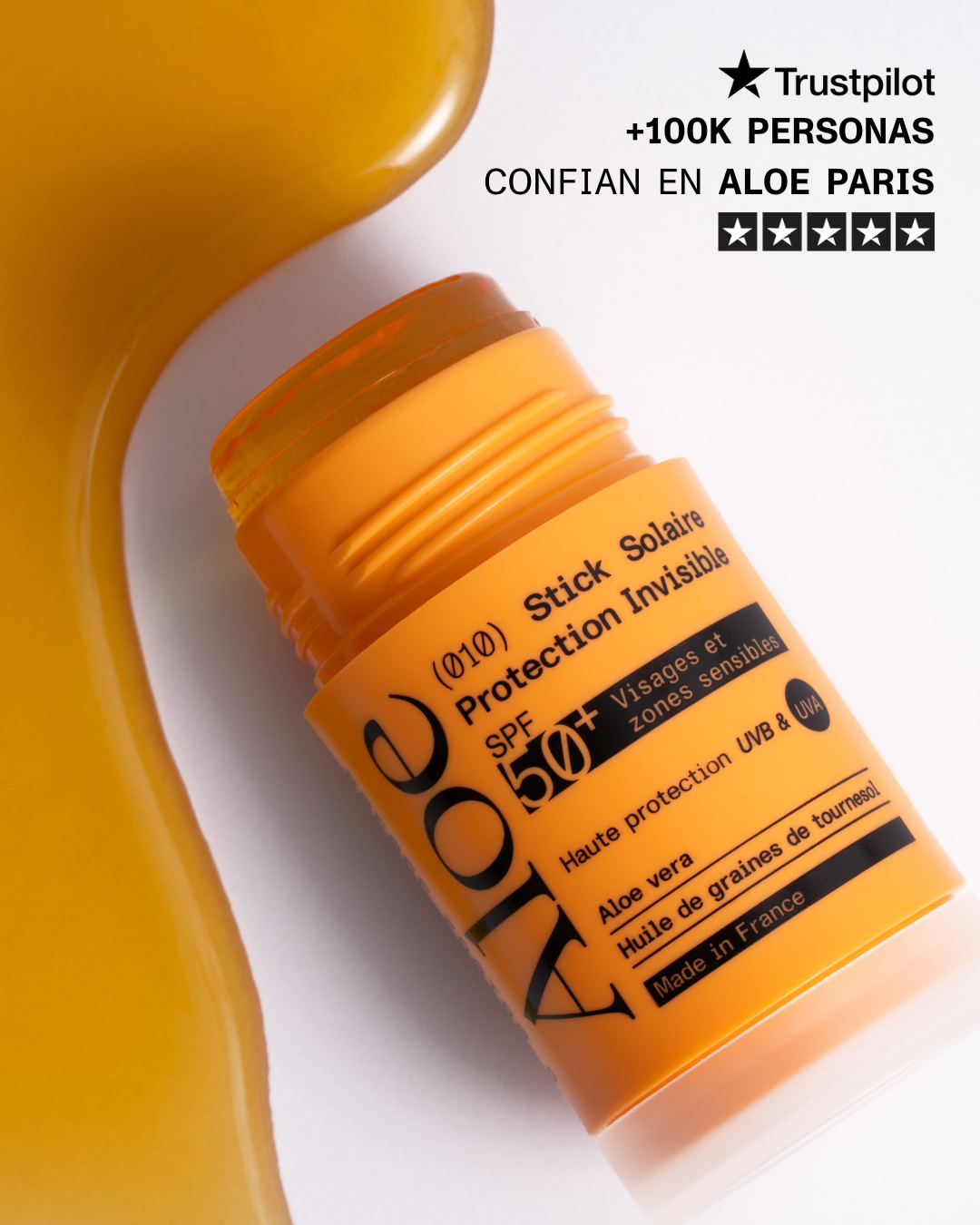 010 - Protector solar en barra SPF50+