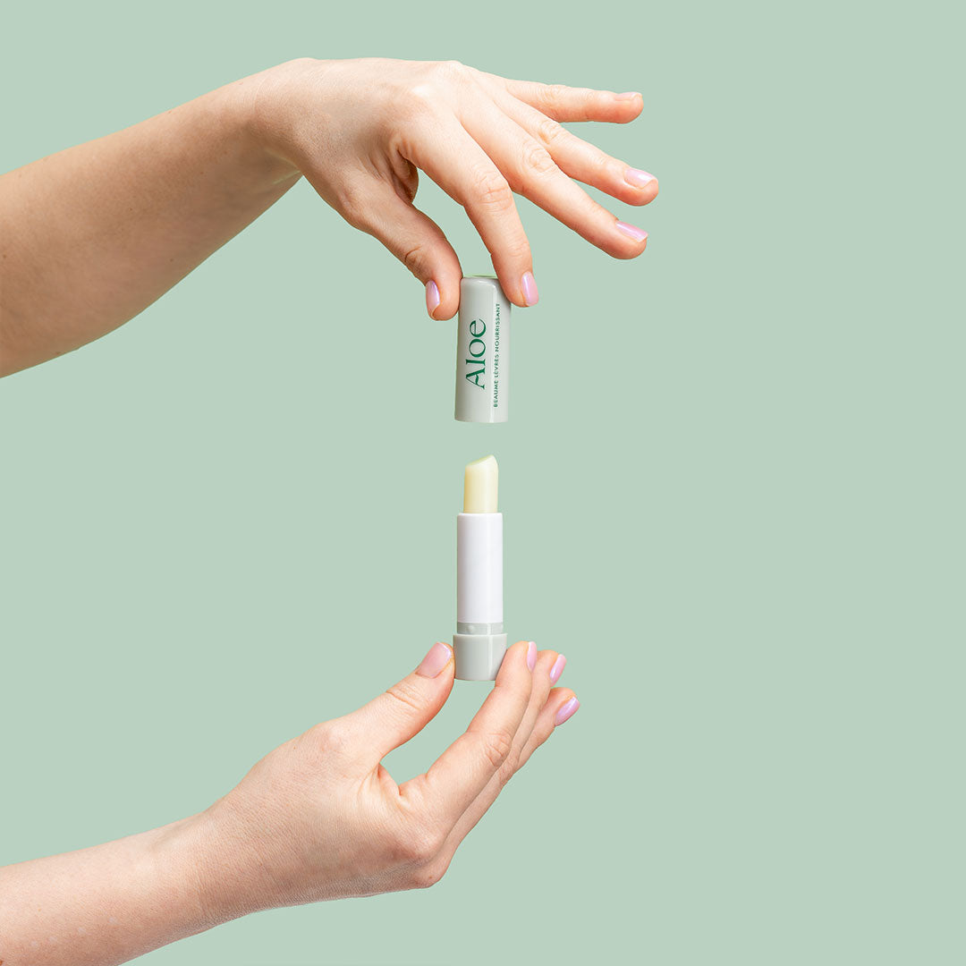 Bálsamo labial nutritivo con aloe vera